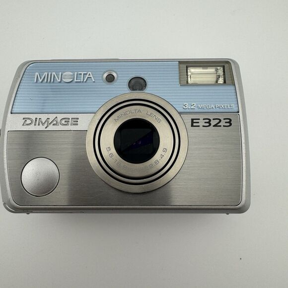 Minolta Konica DiMAGE E323 3.2 MP Digital Camera - Silver NOT TESTED - Picture 8 of 8